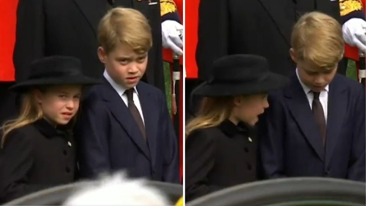 Aos sete anos, princesa Charlotte explica ao irmão mais velho as regras do protocolo