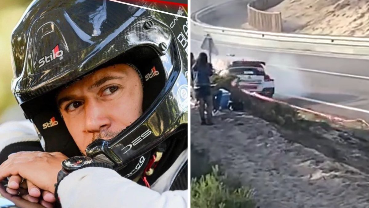 Carro de Bernardo Sousa sofre furo na reta final do Rali Vidreiro. Veja as imagens