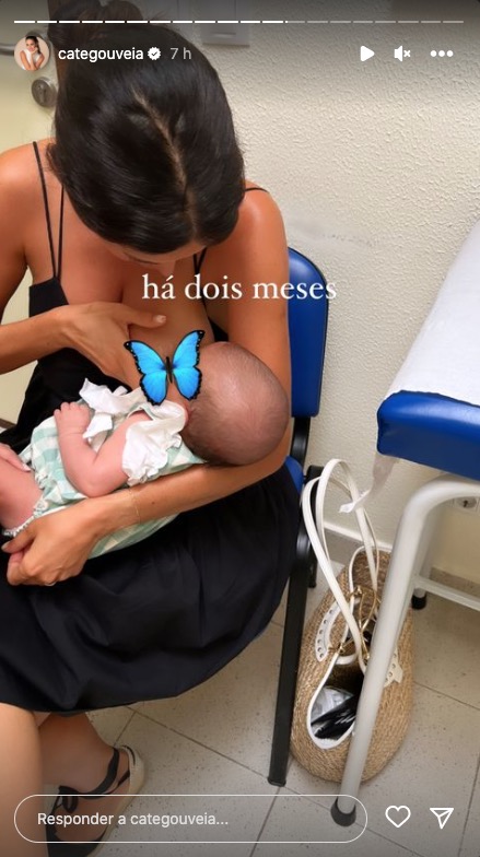 Catarina Gouveia mostra como acalma a filha durante as vacinas: &#8220;Coração pequenino cada vez que aqui entro&#8221;