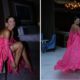 &#8220;Que arraso&#8221;: Cláudia Vieira encantadora com look rosa choque nos Globos de Ouro