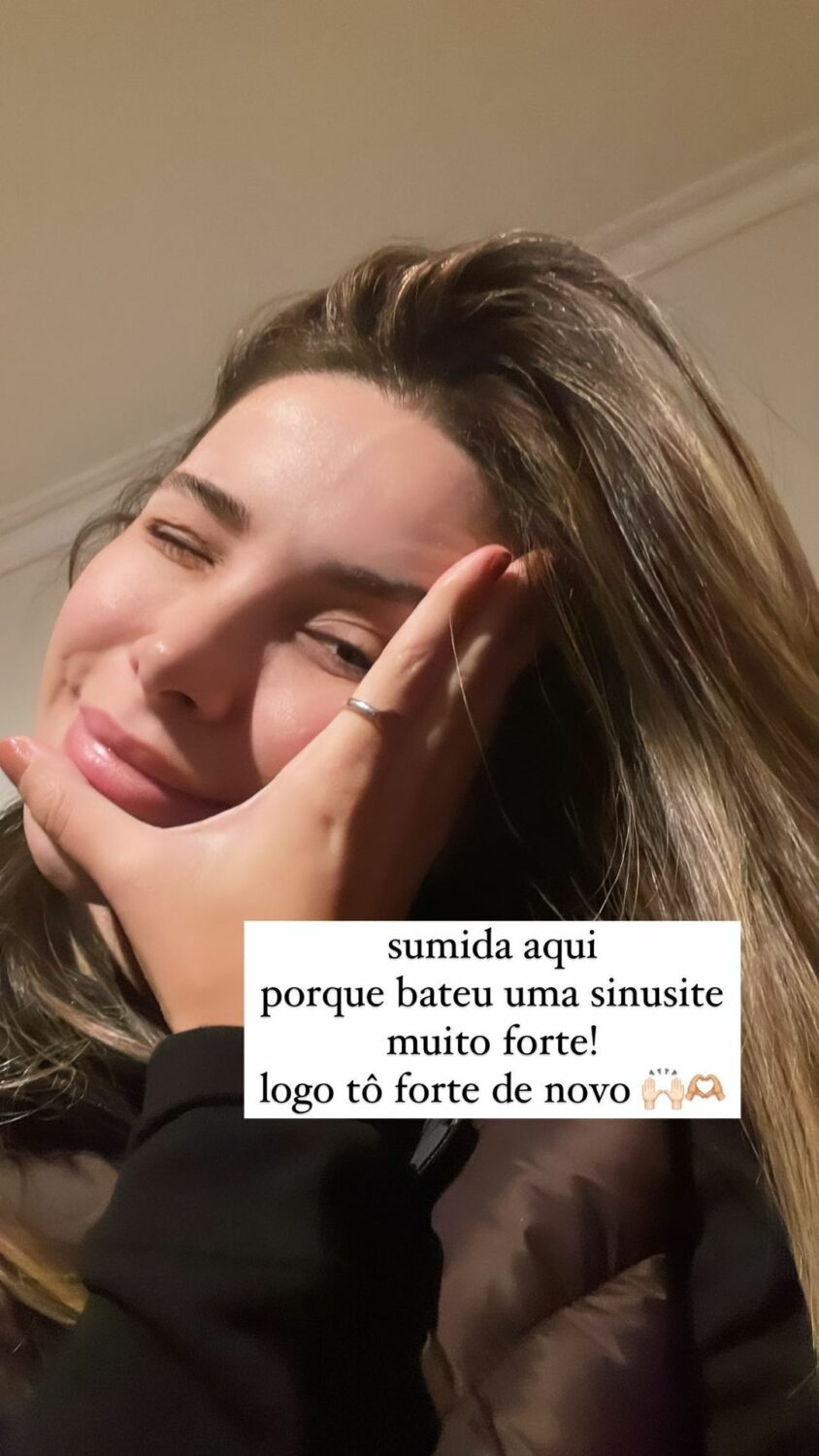 Após afastamento das redes sociais, Bruna Gomes revela que está doente: &#8220;Logo tô forte de novo&#8230;&#8221;