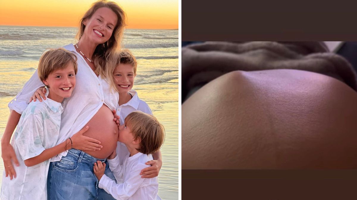 Grávida do quarto filho, Núria Madruga mostra bebé a mexer-se na sua barriga