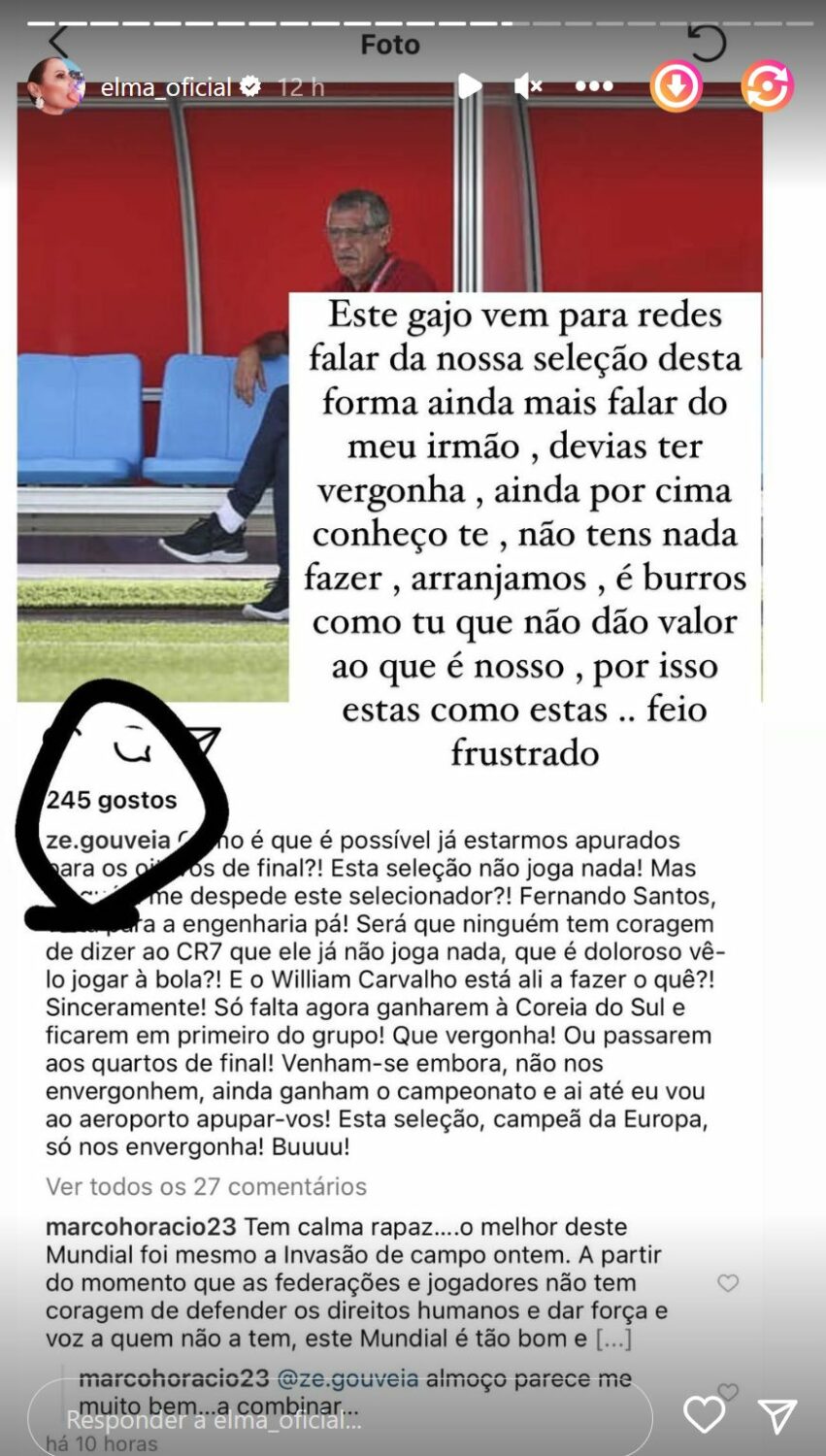 Danada! Elma Aveiro revela críticas a Ronaldo e expõe autor: &#8220;Ainda por cima conheço-te&#8230; Feio, frustrado&#8230;&#8221;