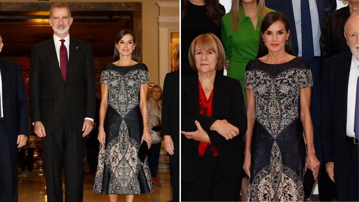 Rainha Letizia recupera vestido de 2018 para um dos eventos mais especiais para si