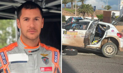 Bernardo Sousa sofre lesão após pequeno &#8216;acidente&#8217; no Rally: “Descobri que não sou de plástico…”