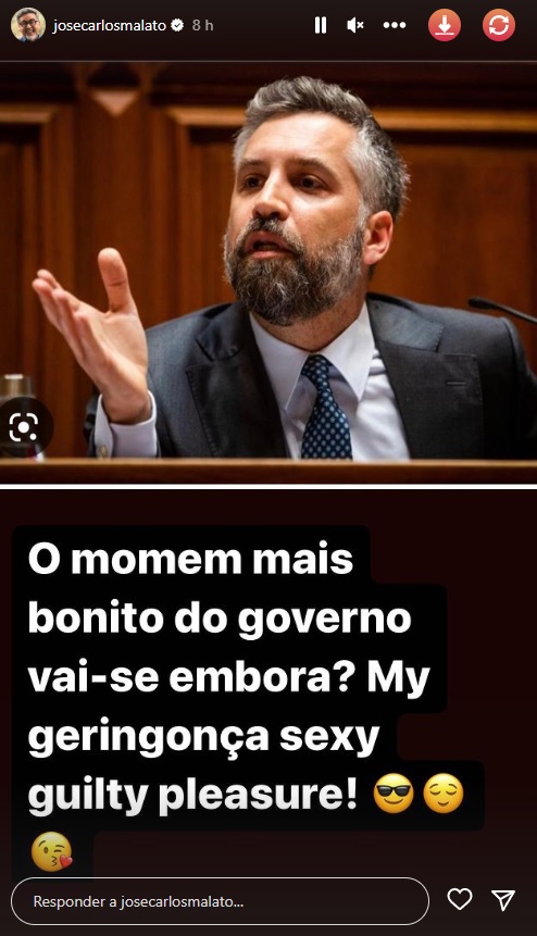 José Carlos Malato sobre Pedro Nuno Santos: &#8220;O homem mais bonito do Governo vai-se embora?&#8221;