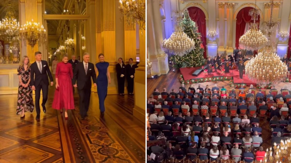 Que elegância! Família real da Bélgica reúne-se para concerto de Natal