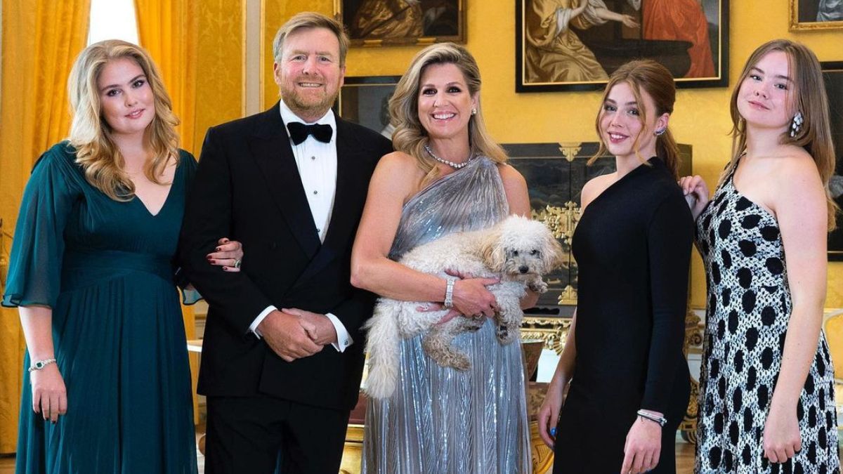 Família real dos Países Baixos divulga o cartão de Natal de 2022