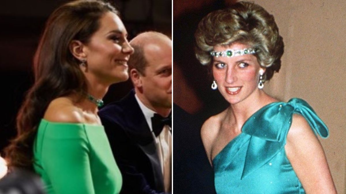 Princesa Diana experimentou gargantilha na cabeça e não conseguiu tirá-la