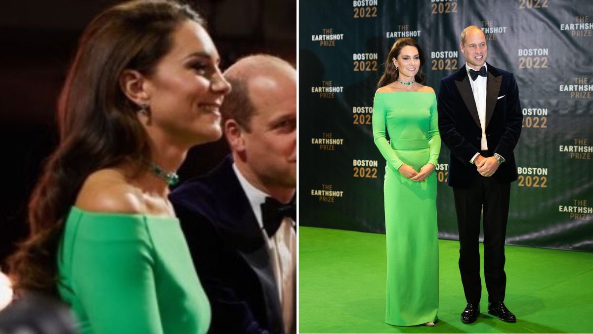 Em noite especial para William, Kate Middleton deslumbra com joia que pertencia à sogra