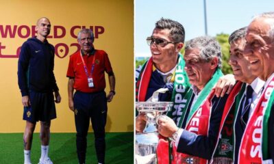 Gratidão! Pepe deixa mensagem a Fernando Santos e colhe elogios: &#8220;Isto sim, é um comportamento de capitão 👏&#8221;