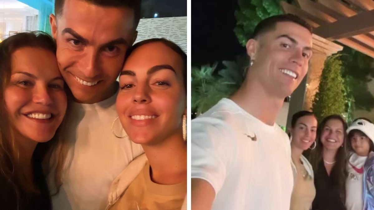 De &#8220;folga&#8221;, Cristiano Ronaldo aproveita para receber &#8220;mimos&#8221; em família no Qatar