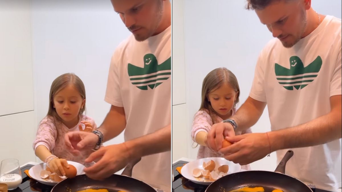 Laura Figueiredo mostra Mickael Carreira a cozinhar com a filha: &#8220;Hoje é o papá que faz o jantar com a Bea&#8230;&#8221;