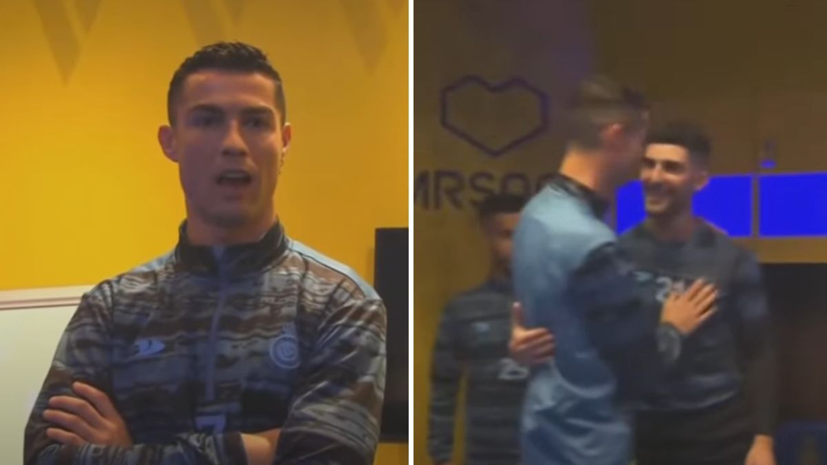 No balneário, Cristiano Ronaldo deixa mensagens aos colegas: &#8220;Estou aqui para ajudar&#8230;&#8221;