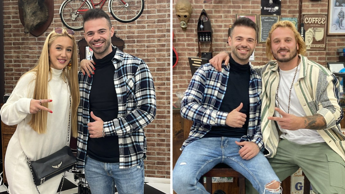 Miguel Vicente e Bárbara Parada mostram &#8216;encontro&#8217; com Rúben Boa Nova: &#8220;O melhor barbeiro de Portugal&#8230;&#8221;