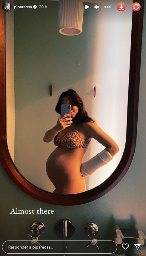 Filipa Areosa posa apenas de sutiã na reta final da gravidez: &#8220;Quase lá&#8221;