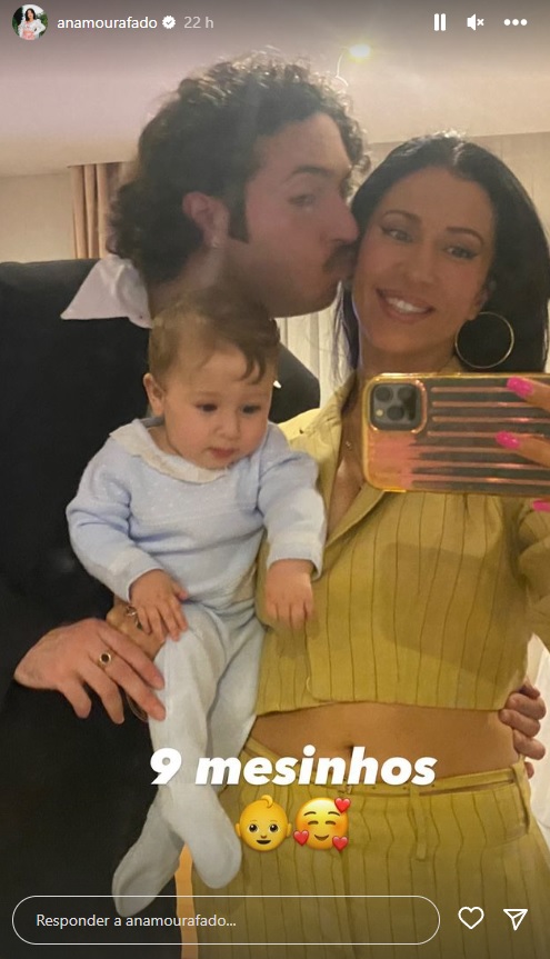 Que amor! Ana Moura assinala 9 meses da filha com nova foto de família