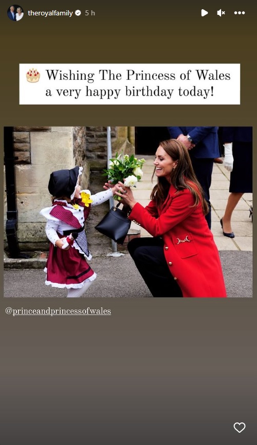 Dia especial! Casa Real britânica rompe com &#8216;silêncio&#8217; para homenagear Kate Middleton