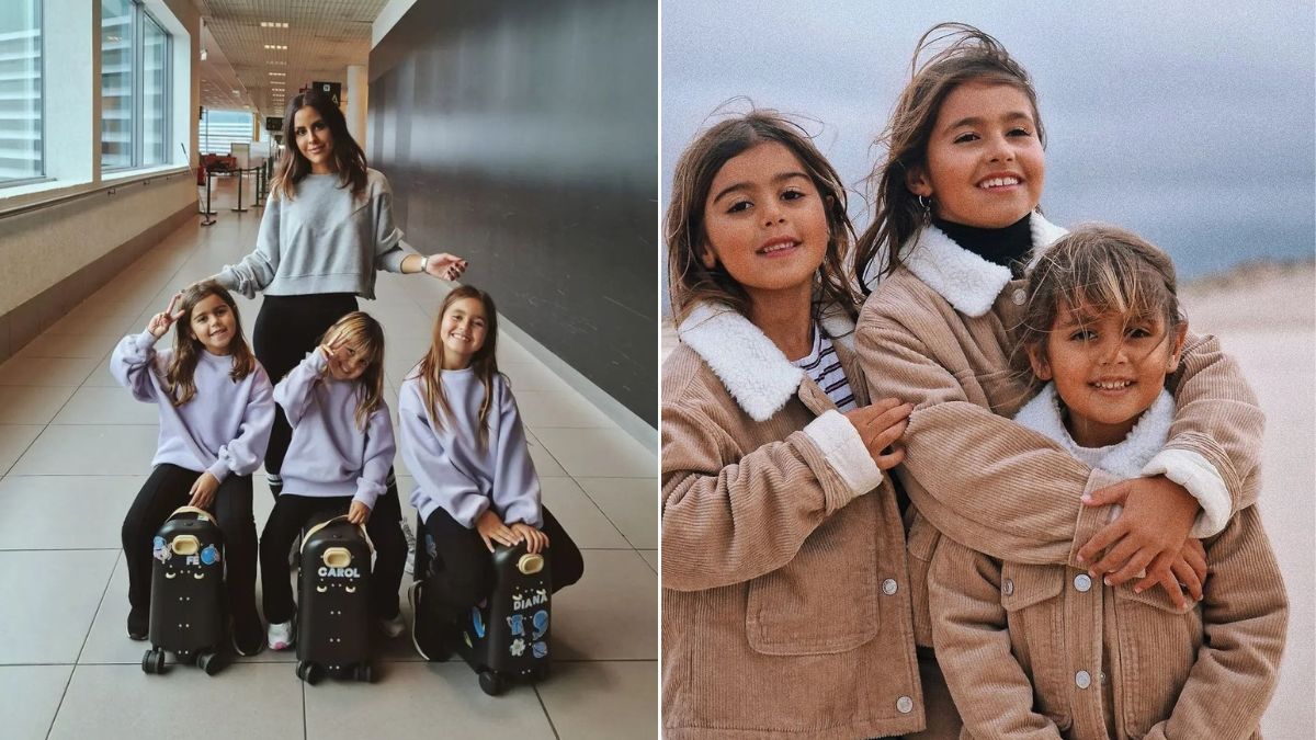 Filhas de Carolina Patrocínio fazem sucesso no Instagram com casacos que custam 19,99€