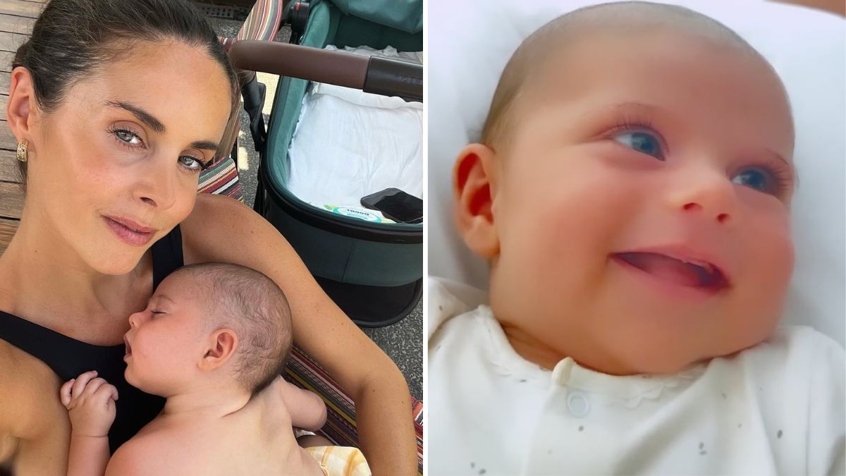Catarina Gouveia compara duas fotografias da filha e mostra o seu crescimento