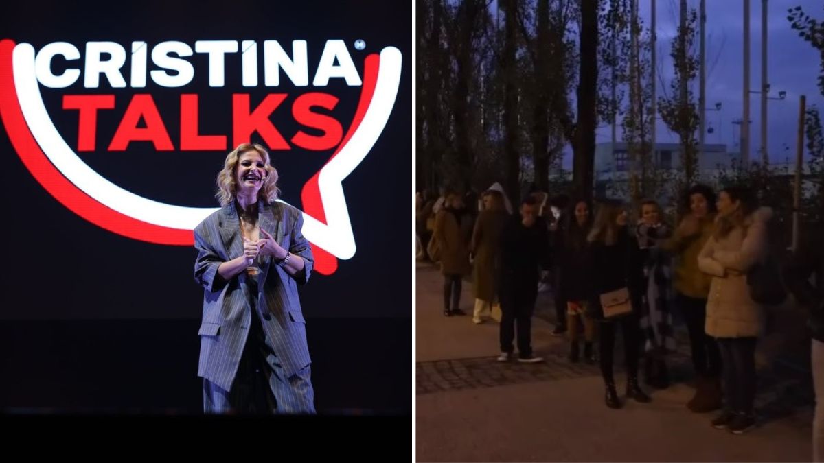 As primeiras imagens da &#8216;Cristina Talks&#8217;: Fãs à porta da Altice Arena desde as 4h30