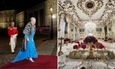O verdadeiro luxo! Rainha da Dinamarca oferece jantar de gala no Ano Novo