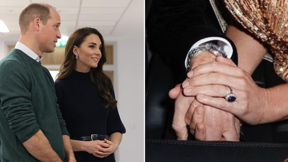 Kate Middleton aparece em público sem o anel de noivado. Saiba a razão