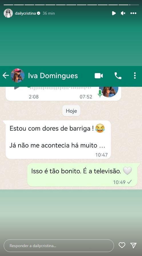 Cristina Ferreira revela mensagem privada de Iva Domingues em dia de estreia: &#8220;Isso é tão bonito&#8230;&#8221;