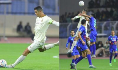 Após marcar primeiro golo oficial na liga saudita, Cristiano Ronaldo reage: &#8220;Feliz por ter marcado&#8230;&#8221;