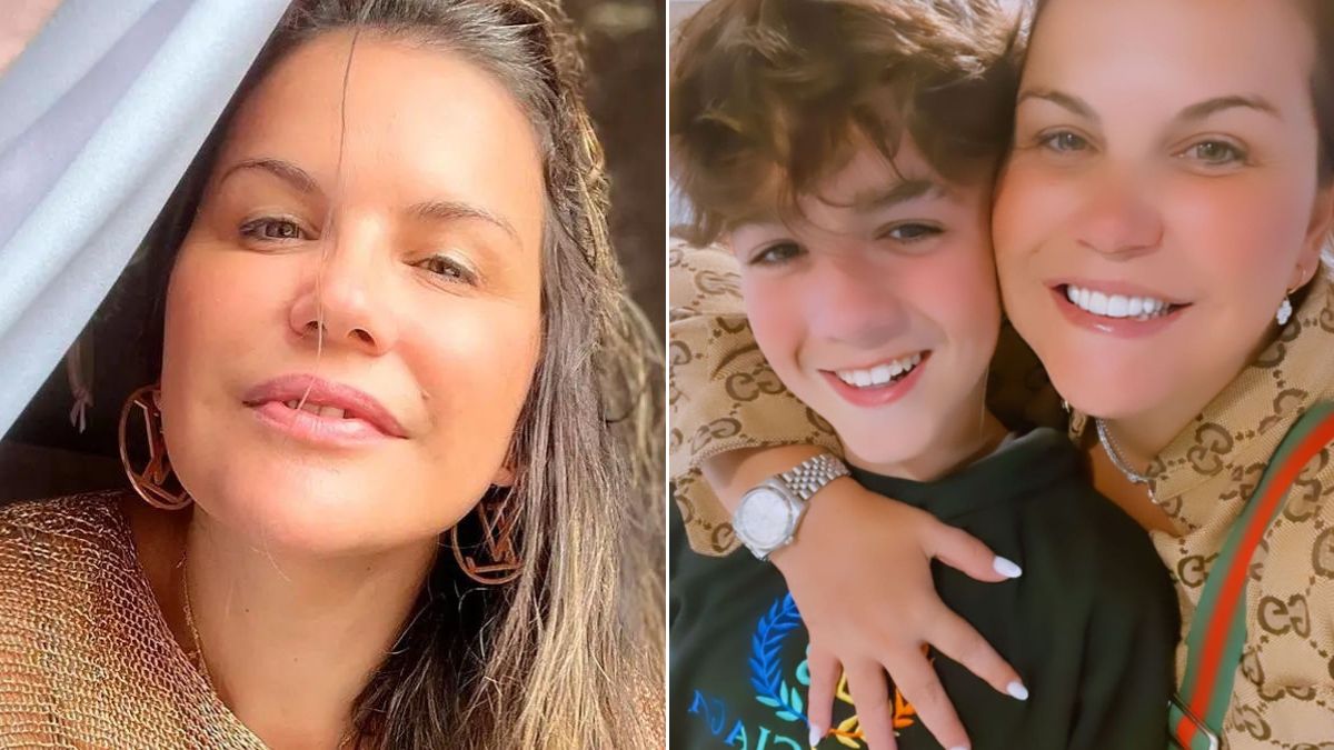 Katia Aveiro partilha registo amoroso com o filho mais novo e revela: &#8220;Daqui a umas horas esta riqueza faz anos&#8230;&#8221;