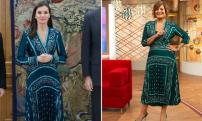 Rainha Letizia vs. Júlia Pinheiro: A quem fica melhor o inconfundível vestido verde?