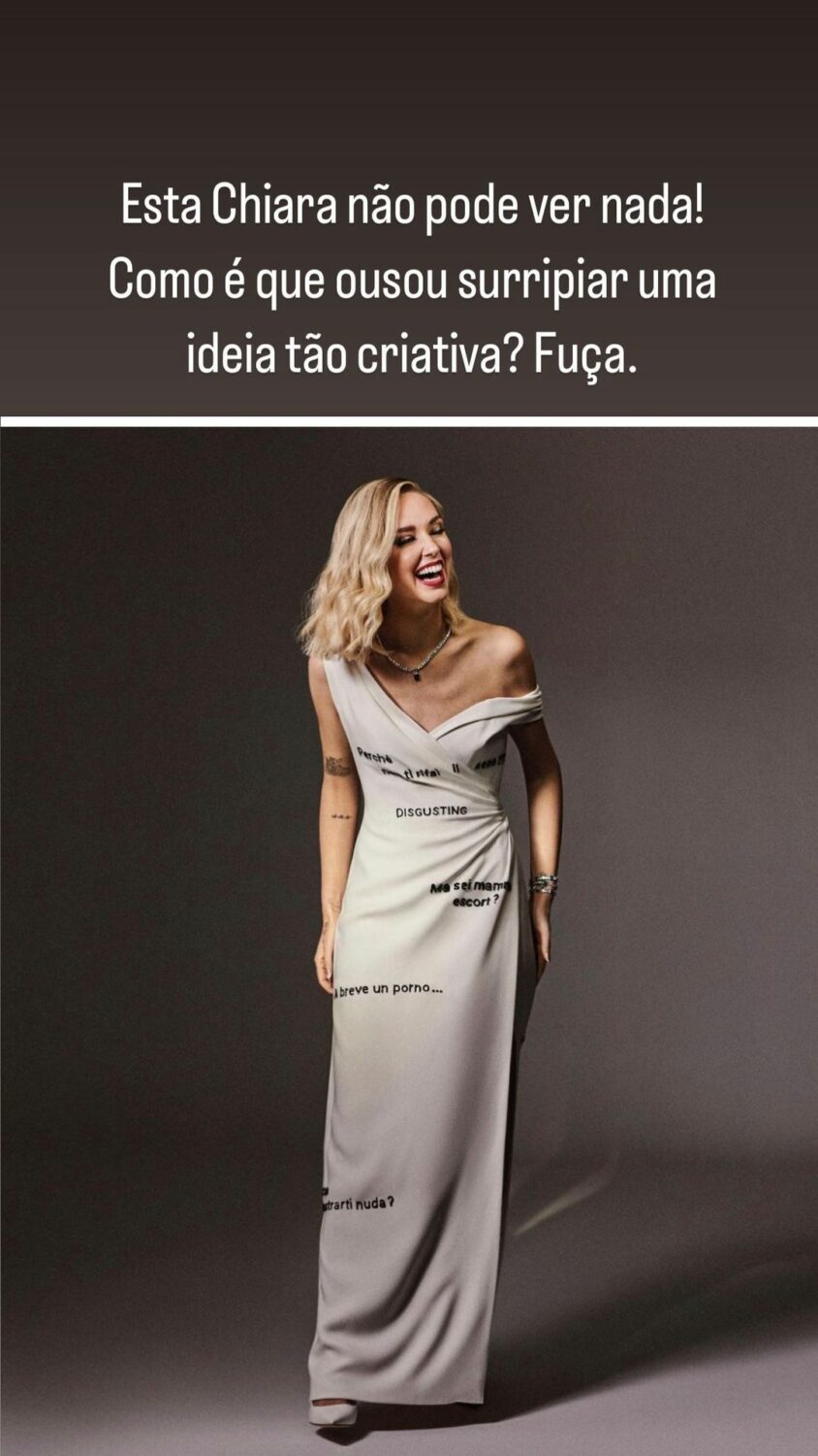 &#8220;Pipoca&#8221; aponta &#8220;cópia&#8221; a vestido de Cristina Ferreira na gala da TVI: &#8220;Não pode ver nada&#8230;&#8221;