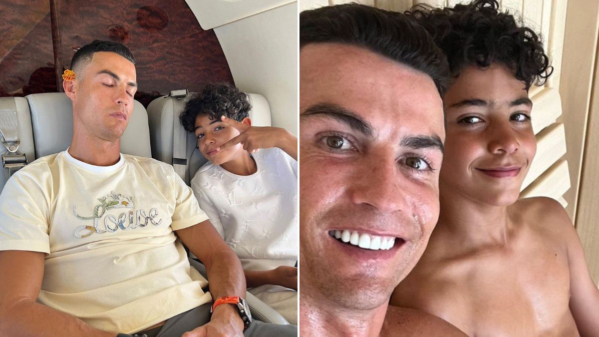 Melhores amigos! Cristiano Ronaldo começa o fim de semana com &#8216;programa&#8217; com o filho mais velho