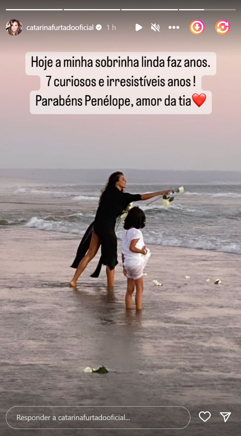 Catarina Furtado declara-se à sobrinha em dia especial: &#8220;Amor da tia&#8230;&#8221;