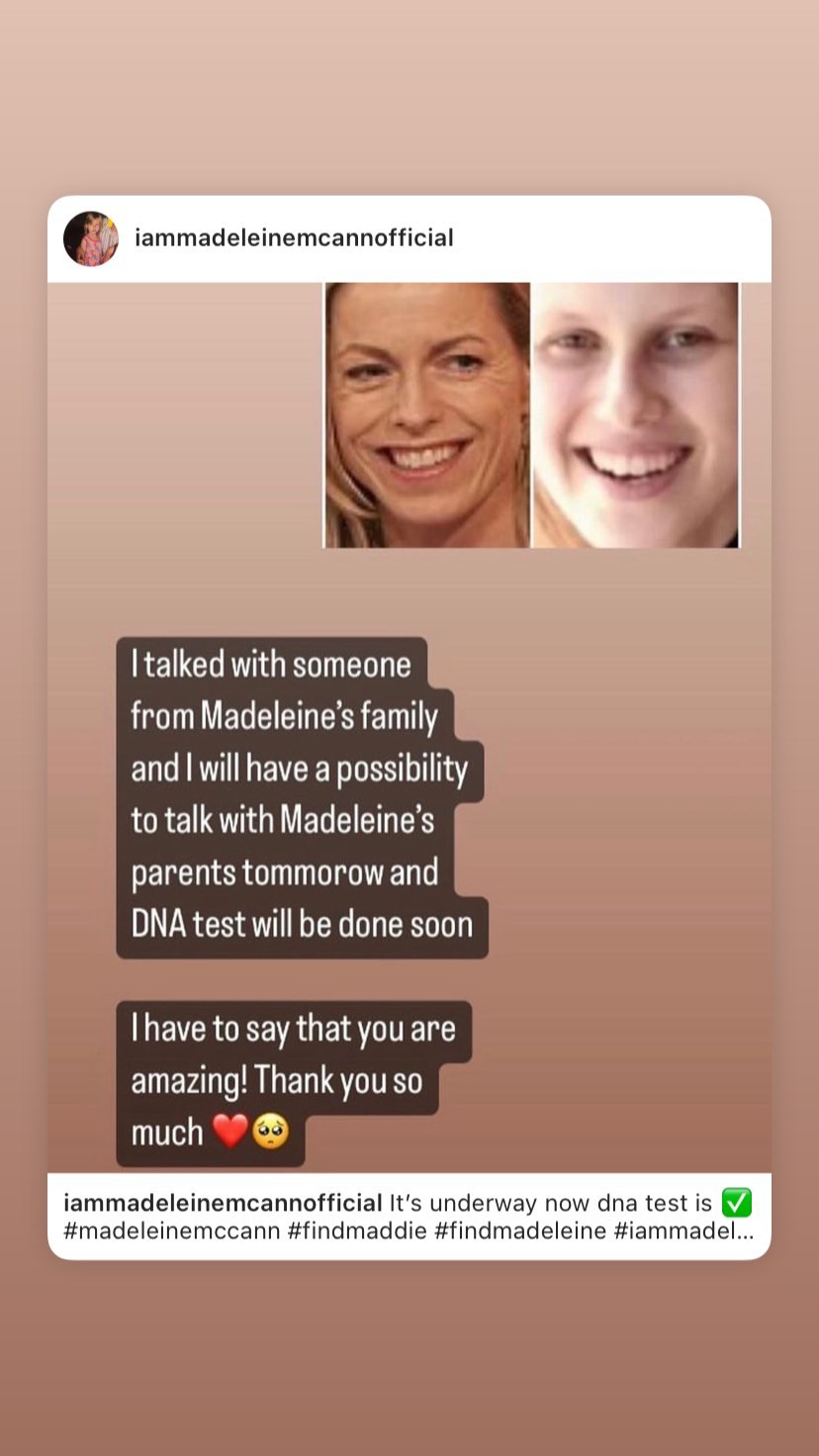 Jovem que diz ser Maddie McCann apresenta &#8220;novas provas&#8221; e confessa: &#8220;Já falei com alguém da família&#8230;&#8221;