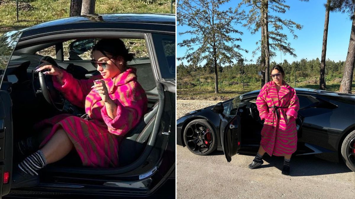 Wow! Joana Diniz mostra-se a bordo de um Lamborghini e atira: &#8220;Muito respeito ao meu LOOK de milhões&#8230;&#8221;