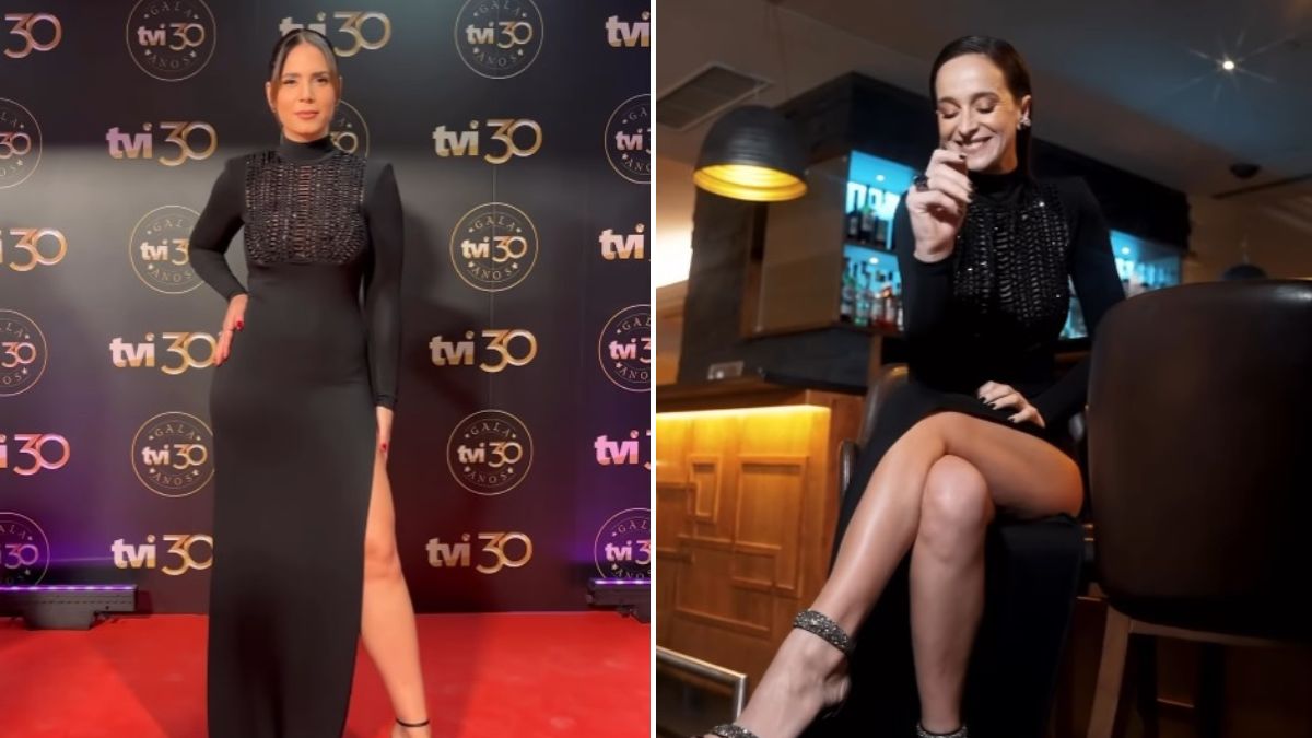 Oops! Olívia Ortiz e Sara Prata surgem na gala da TVI com vestidos iguais
