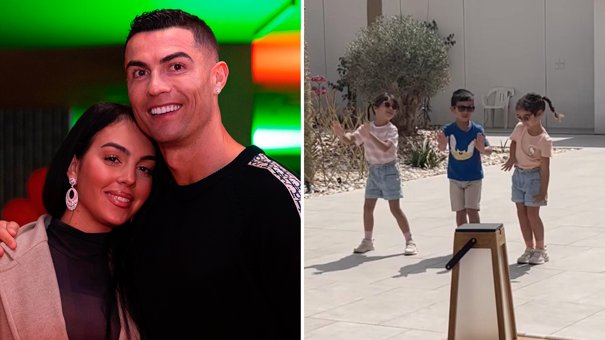 Pai babado! Cristiano Ronaldo partilha (raro) vídeo dos filhos em momento de &#8220;diversão&#8221;
