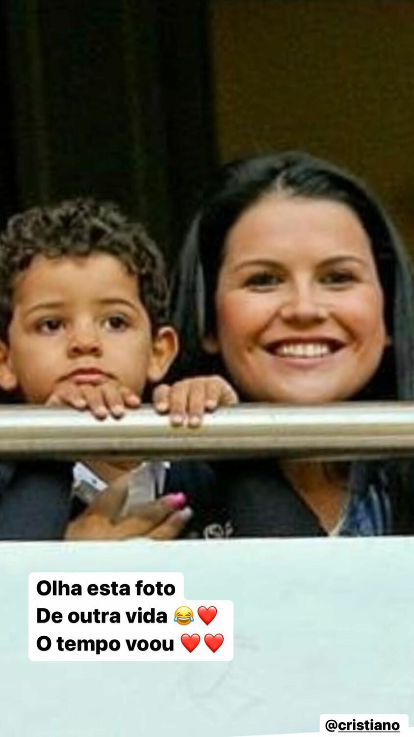 Que amor! Katia Aveiro revela foto com Cristianinho Júnior em bebé: &#8220;O tempo voou&#8230;&#8221;