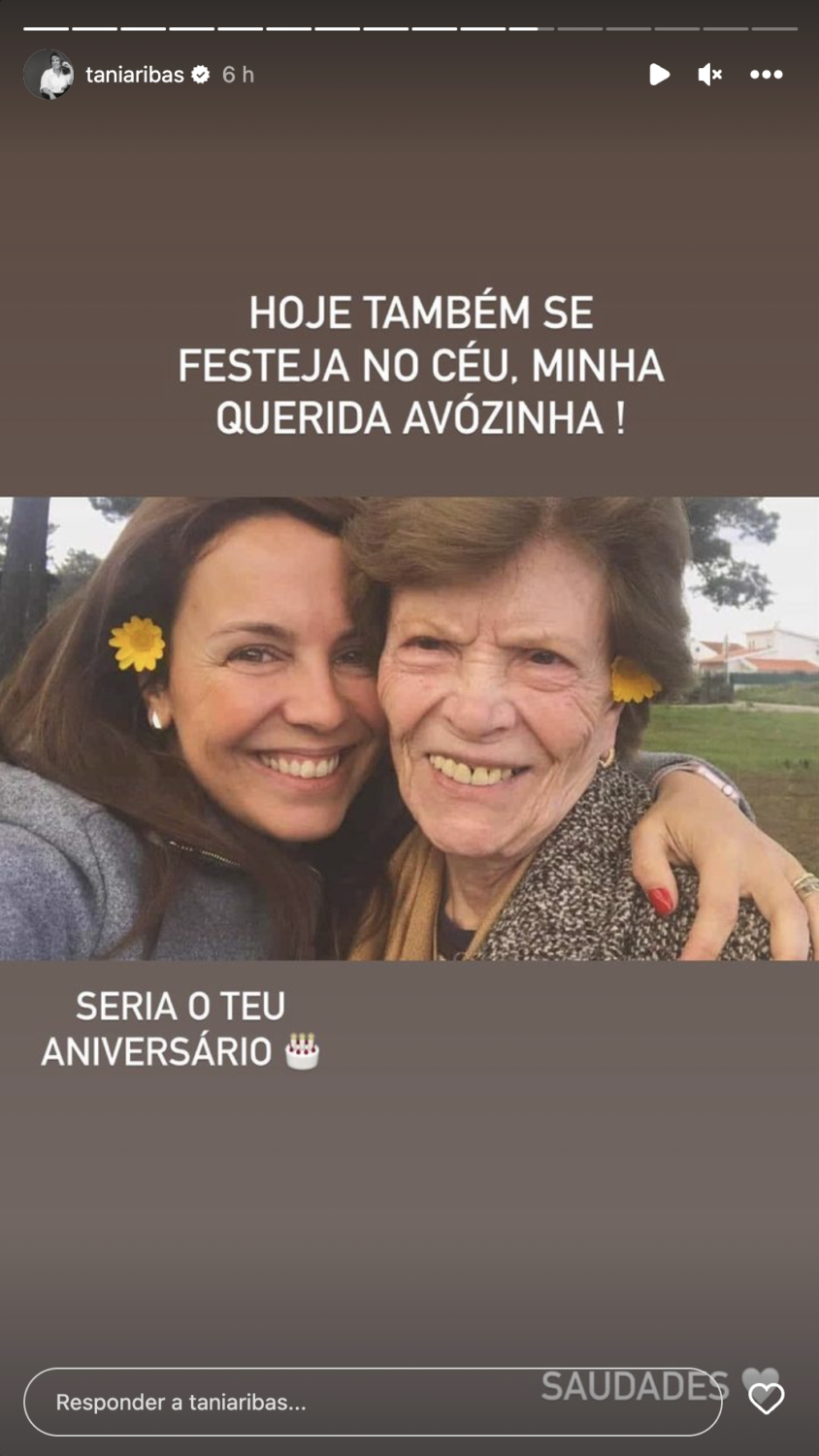 Saudades! Tânia Ribas de Oliveira recorda avó em dia especial: &#8220;Hoje também se festeja no céu&#8221;