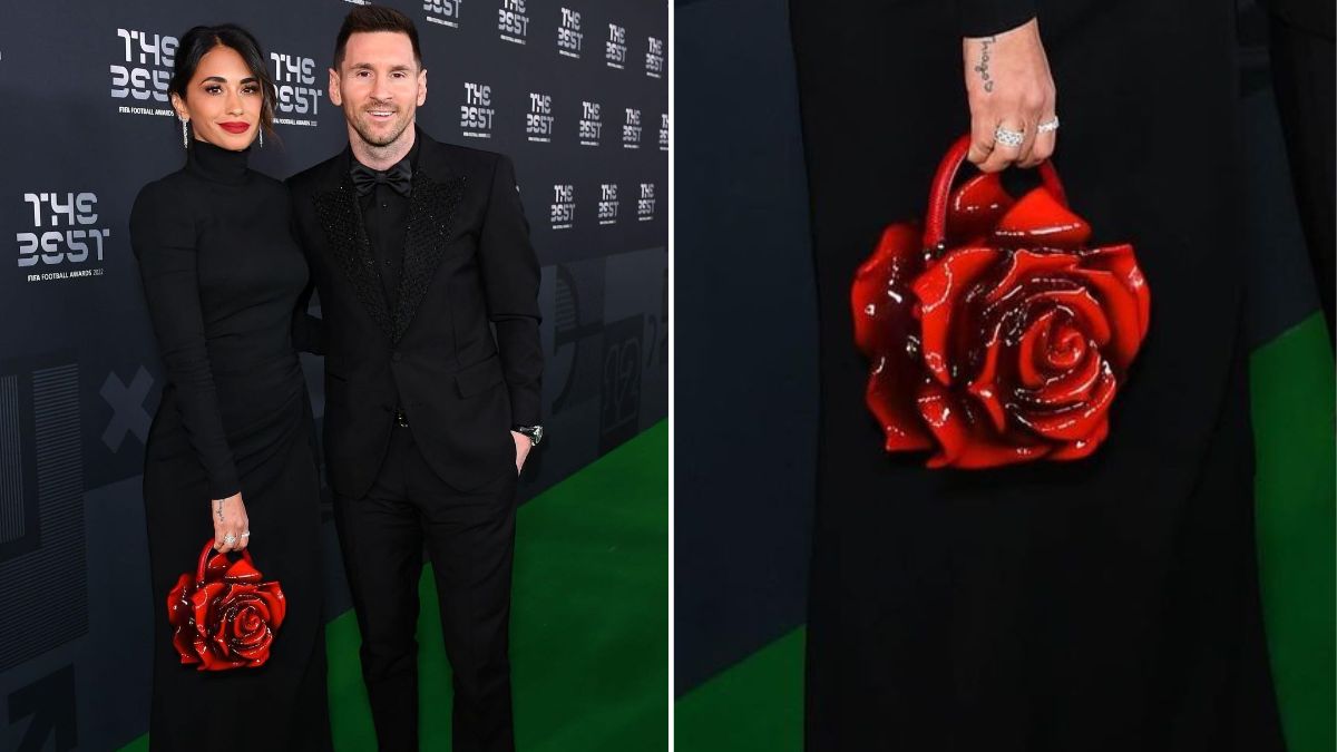 Mulher de Lionel Messi posa com excêntrica mala que custa&#8230; quase 5.000 euros