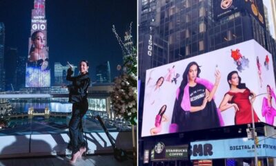 Depois do Burj Khalifa, Georgina Rodríguez ganha destaque no Times Square