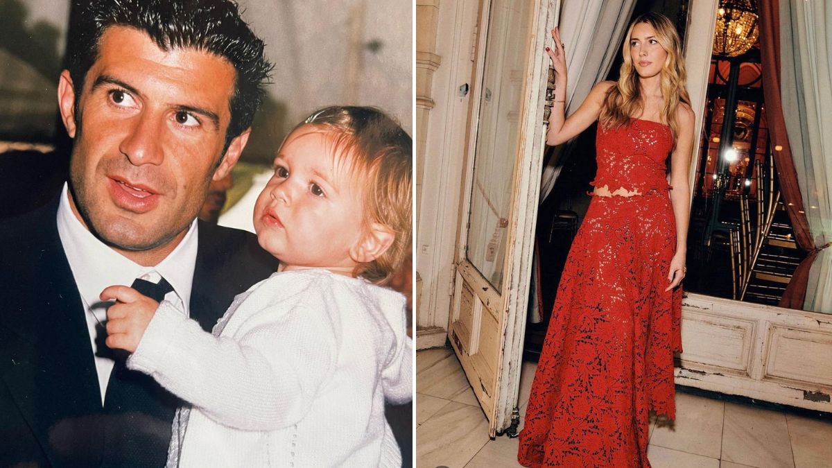 Luís Figo declara-se à filha mais velha: “Minha princesa. Amo-te muito”