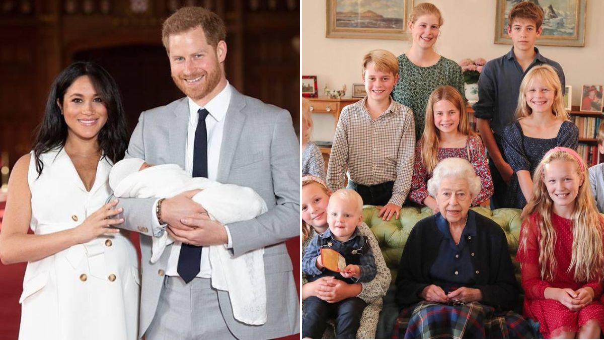 Filhos de Meghan e Harry &#8216;excluídos&#8217; da homenagem de William e Kate à rainha Isabel II