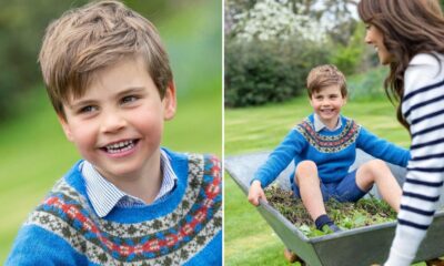 Revelados dois novos retratos do príncipe Louis, a &#8216;estrela&#8217; da família real britânica