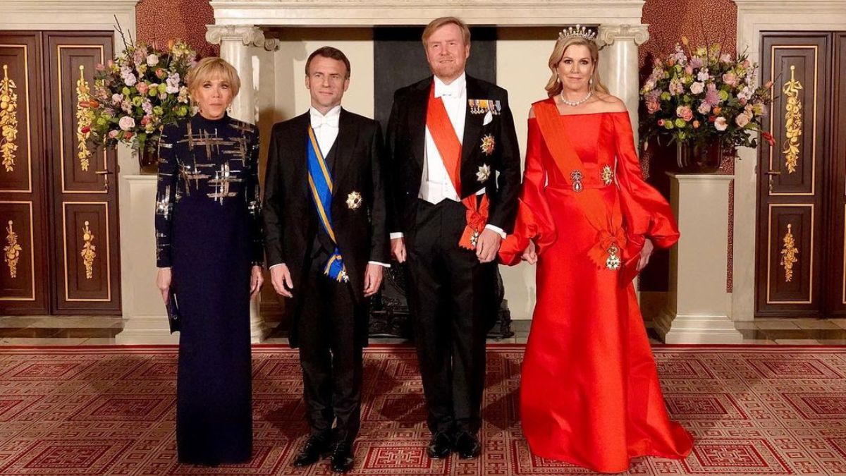 Rainha Máxima deslumbra como uma estrela de Hollywood em banquete no Palácio Real