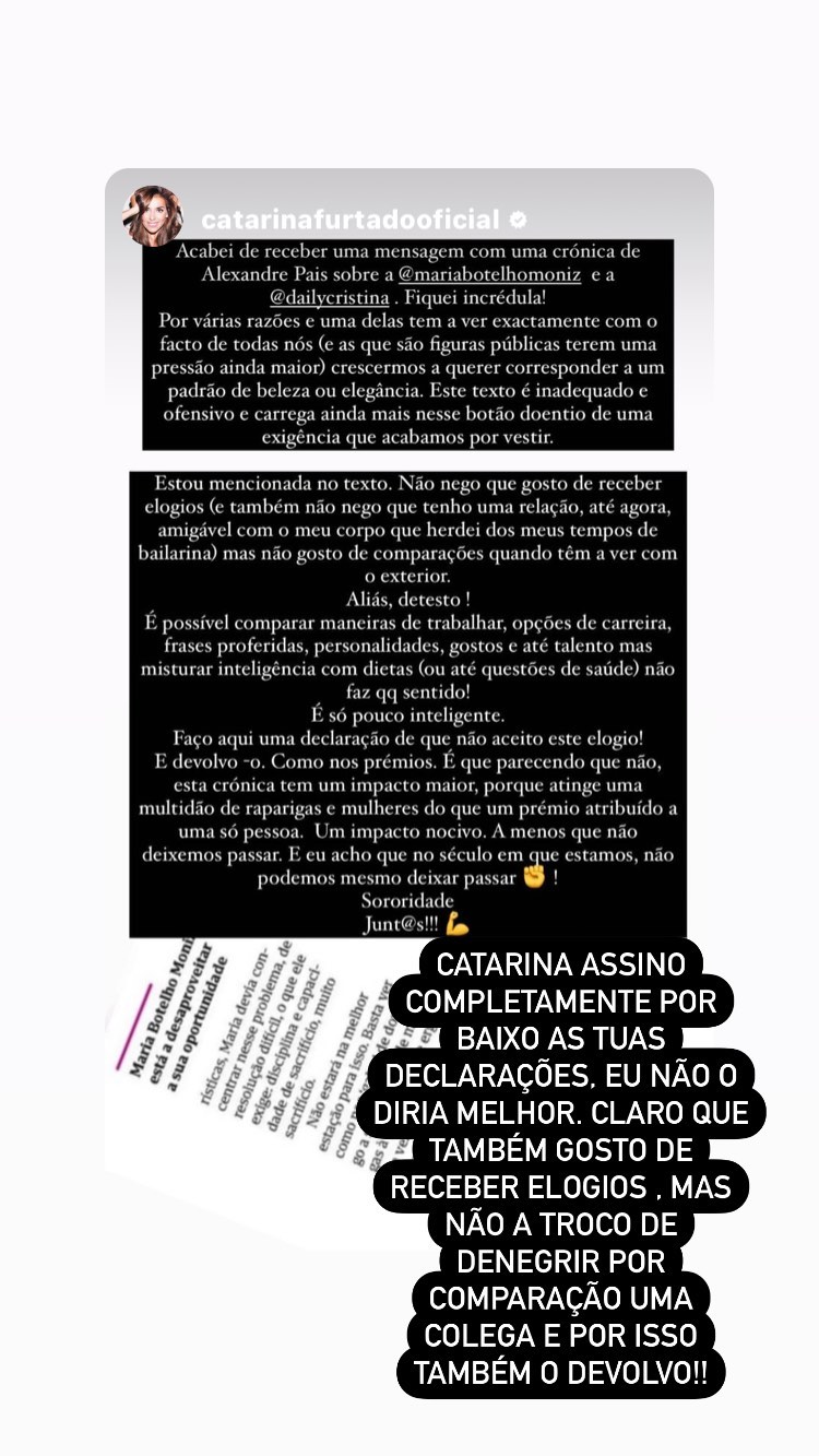 Sónia Araújo reage após críticas a Maria Botelho Moniz e Cristina Ferreira: &#8220;Denegrir por comparação a uma colega&#8230;&#8221;