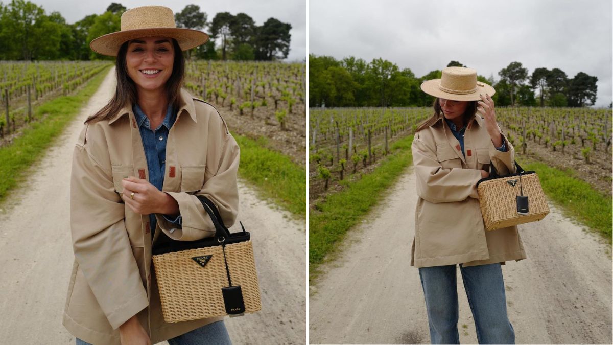 Vanessa Martins passeia pelas vinhas com mala de 1.850 euros