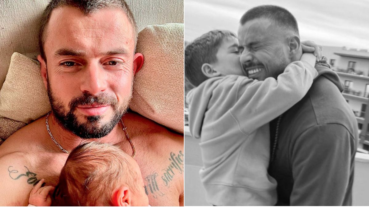 Marco Costa mostra momento amoroso entre a filha bebé e o enteado: &#8220;Amor de irmãos&#8230;&#8221;