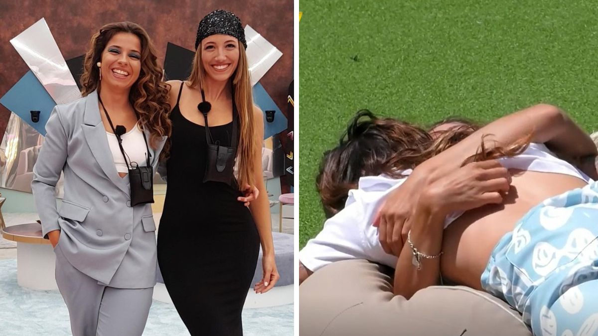 Inácia Nunes e Carolina Aranda trocam carinhos em (longo) abraço: &#8220;Vamos ficar aqui&#8230;&#8221;